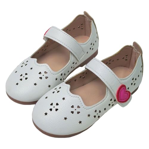 IWIHMIV Girls Ballet Flat Hollow Out Dress Shoes Comfortable Non Slip Soft Soled Mary Jane Wedding Party Shoes2
