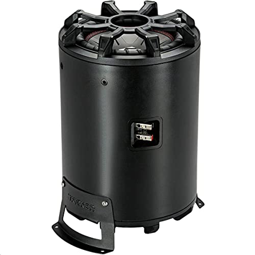 Kicker 46CWTB82 TB8 8-inch Loaded Weather-Proof Subwoofer Enclosure w/Passive Radiator - 2-Ohm, 300 Watt (Renewed)