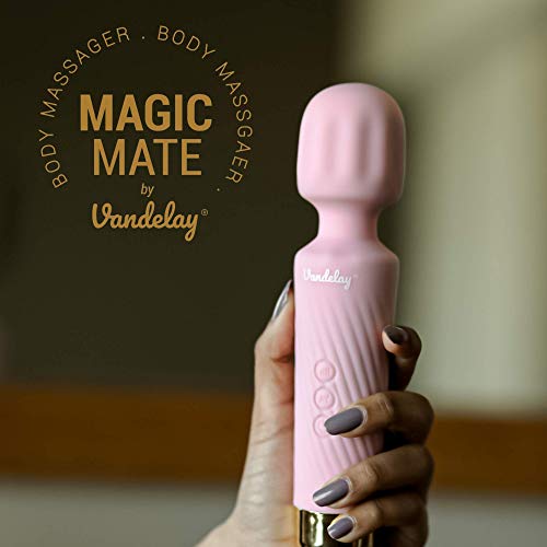 Vandelay Magic Mate Massager - Draadloos en waterdicht - Personal Wand Massager - Geheugeneditie - Batterijduur van 2… - Image 3