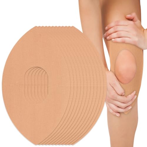 Zouwel 12 cintas de kinesiología para rodillas, cinta elástica deportiva, transpirable y cómoda, cinta de kinesiología precortada, cinta de kinesiología (color)