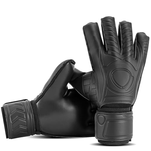 Aegicormy Soccer Goalkeeper Gloves with Finger Protection to Prevent Injuries, Strong Grip for Tough...