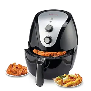 Lifelong LLHF421FryoAir Fryer 1400W with 4.5L Large Cooking Pan Capacity, Timer Selection and Fully Adj