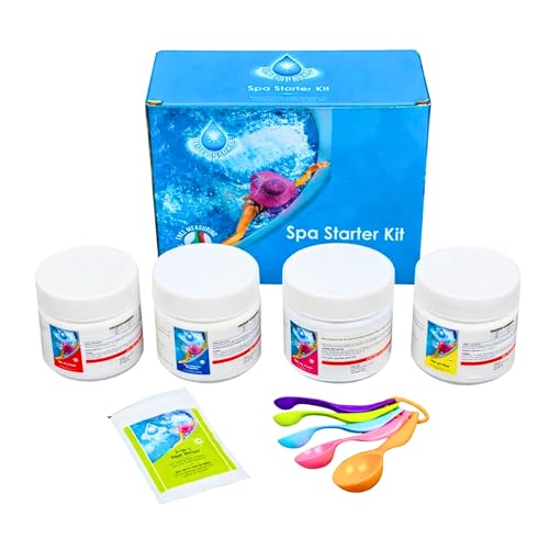 Pool Chemical Starter Kit for Hot Tubs Above Ground and Paddling Pools