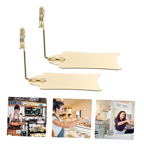 ULTECHNOVO 9 Peças Clipe De Etiqueta De Preço Braçadeira De Mercearia Suporte De Exibição De Etiquet