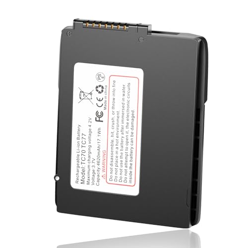 yunjofon 4620mAh Battery Replacement for Zebra TC70 TC77 Series Barcode Scanners - Li-Ion, 3.7V, BT-000318, Compatible with TC70, TC75, TC77 TC7X (TC77)