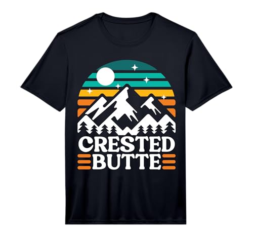 Crested Butte Skiing, Crested Butte Hiking, Crested Butte Performance T-Shirt