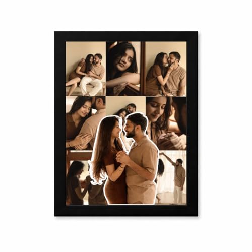 Image of Customized Collage Photo Frame Personalized Picture Frame Gift for Best Friends, Birthday & Wall Decor Table & Wall Mount 6X8