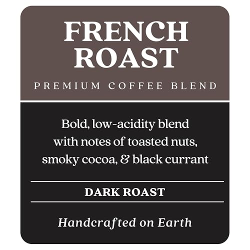 Image of Copper Moon Single Serve Coffee Pods for Keurig K-Cup Brewers, Dark Roast, French Roast Blend, 80 Count
