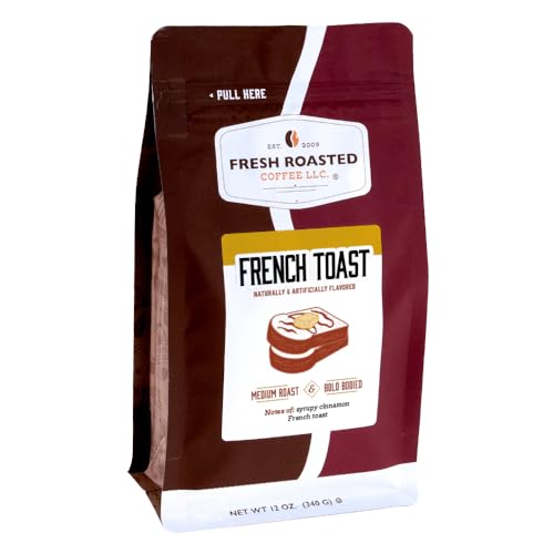 Fresh Roasted Coffee, French Toast Flavored Coffee, 12 oz, Medium