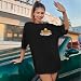 Let's Fiesta Shirts for Women Funny Mexican Party Tee Cinco De Mayo T Shirt Funny Saying Casual Tops Black