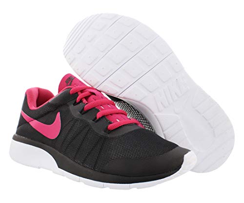 Nike Girls Tanjun Racer Running Shoes (7 Big Kid M, Black Rush Pink Platinum White)2