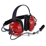 Rugged Behind The Head Headset for Racing Radios Electronics Communications – Features Volume Contro