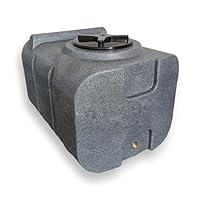 Varile 350L drinkwatertank blauw | BPA-vrij | geïntegreerd 3/4 messing schroefdraad | Made in EU | Voedselveilig | Horizontaal