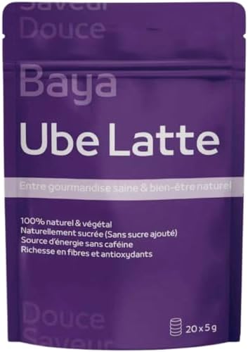 Ube Poudre - Ube latte-Qualité Premuim-Saveur Douce -Faible Calor...