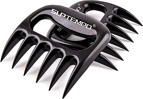 Meat Claws Shredder Paw Tool - Suptempo 2 Pcs / Set Durable Wolverine Claw BBQ Grill Tools For Carving, Handling, Lifting, Cut Pork Beef Chicken and Other Meats