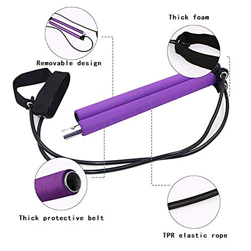 image for BAOLONG Yoga Pilates Stick Total Body Workout Bar, Stretch,Twisting,Si