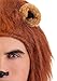 Brown Lion Animal Halloween Costume for Adults with Jumpsuit, Collar, Headpiece, Mitts, & Shoe Covers