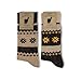Produktbild Aytu Çorap 2 Paar Alpaka Socken Damen und Herren Socken, Warm & Hypoallergen Frottee-Socken - Wintersocken 43, 46, Beige und Braun (model 3097)
