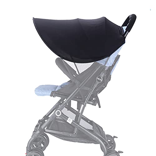 Sonnensegel Universal Kinderwagen Sonnenschutz Sonnenverdeck Babyschale Sonnenblende UV Schutz Sonnendach Wasserdicht Winddicht Sonnenschirm mit Mückennetz Staubdicht Schlummerverdeck Buggy Sportwagen Cover