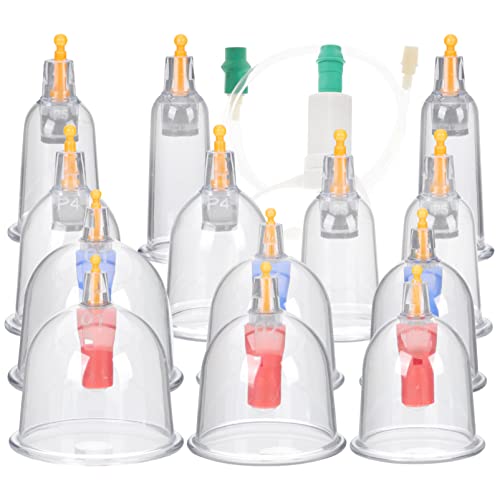 1 set de copas de ventosa profesionales para cupping en casa, ligeras y fáciles de usar para alivio muscular y bienestar, para salones de belleza y cuidado personal miniatura 1