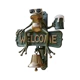 Décoration de Jardin: Cette sonnette pour maison arbore un lettrage en relief ludique et une esthétique texturée de chope de bière, ajoutant du charme à votre porte. Elle fonctionne comme une pièce décorative qui suscite des conversations lorsque les visiteurs approchent de votre propriété.