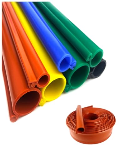 Funda aislante de línea aérea de silicona de 200 cm roja para postes de servicios públicos 2