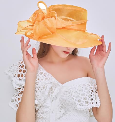 Sombrero Organza Fascinator para mujer miniatura 3