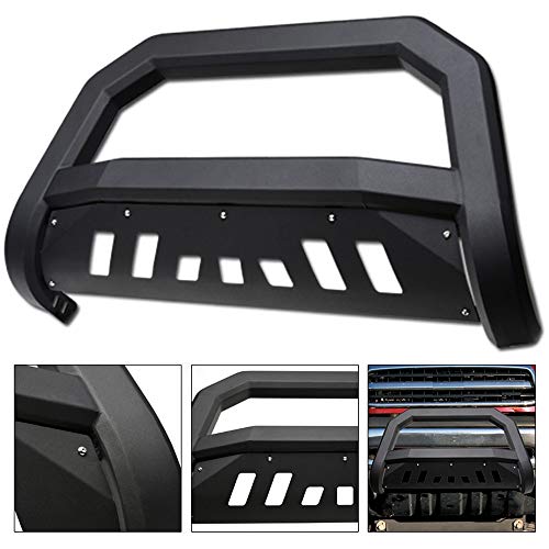Vxmotor For 1999/2000-2006 Toyota Tundra ; For 2001-2007 Sequoia - Matte Black Avt Edge Bold Series Bull Bar Brush Push Front Bumper Grill Grille Guard #TOP9