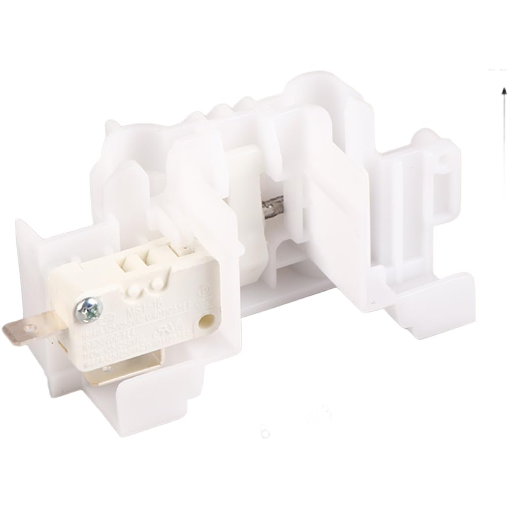 Bouton de verrouillage de porte TH100NH06WY pour pièces de rechange d'appareils de lavage blanc
