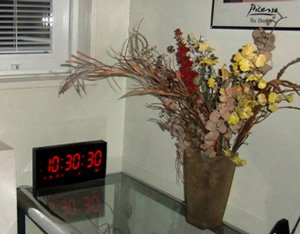 Large Digital Wall Clock & Calendar - Multi Alarm LED Clock With Seconds for Desk or Wall