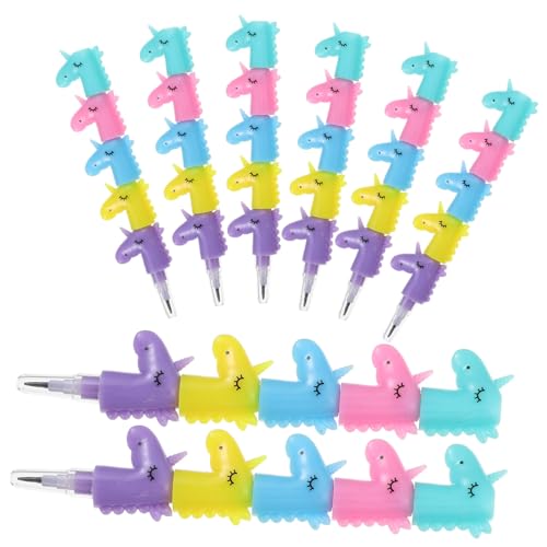 Gatuida 8 piezas Lápices Apilables para Lápices de Escritura Punta Afilada sin Sacapuntas Escolares Seguros y Suaves para Regalo Escolar