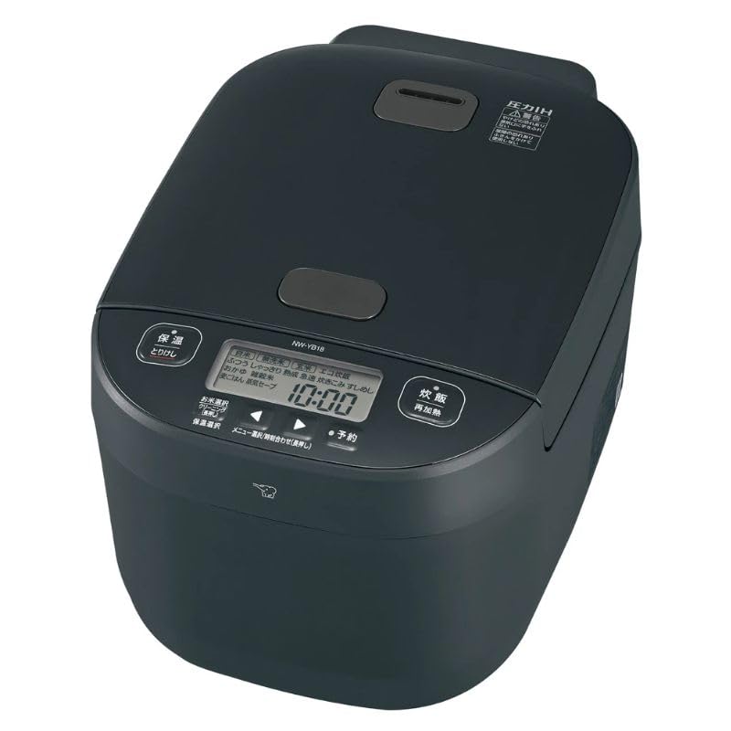 美品　象印マホービン 炊飯器 1升 ブラック NW-YA18-BA Amazon | 象印マホービン 炊飯器 1升 ブラック NW-YA18-BA