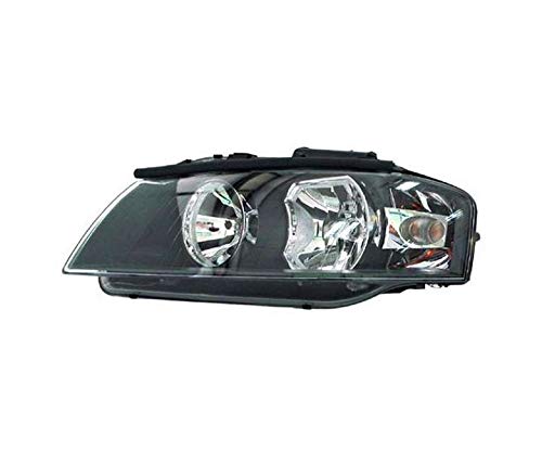 Phare avant gauche Audi A3 8P lentille anti-jaunissement et projecteur Noir LHD
