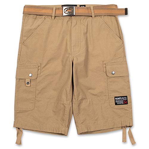Ecko Cargo Shorts For Men - Ripstop Mens Cargo Short With Belt And Drawstrings #TOP12