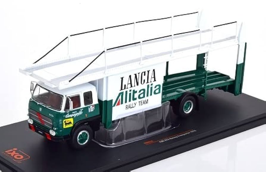 フィアット673 トランスポーター1976 ランチア.アリタリア.ラリーチーム Amazon | ixo 1/43 フィアット・673 トランスポーター ランチア