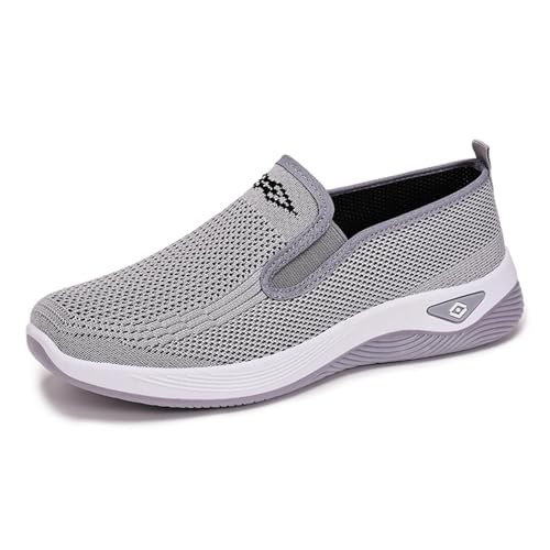Women's Slip-On Breathable Mesh Sneakers – Lightweight Walking Shoes for Outdoor, Travel, Casual Wear – Comfortable Anti-Slip Loafers for Everyday, All-Day Use