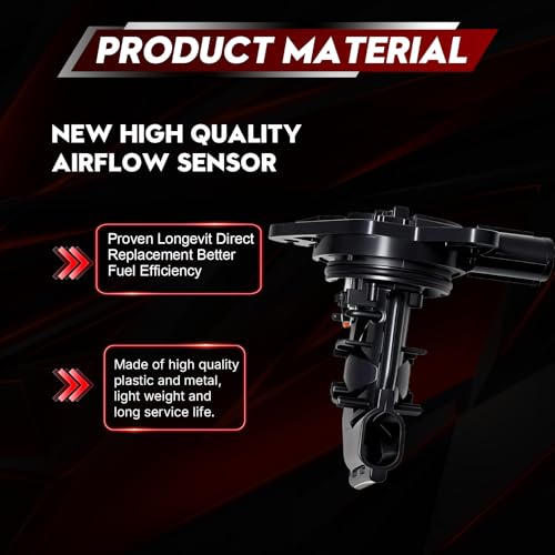 Image of Mass Air Flow Sensor MAF 22204-75040 Compatible with 2016-2021 Toyota Camry Corolla Avalon Highlander RAV4, 2015-2021 Lexus ES /300h /350, 2016-2021 Lexus RX350 /450L /450h /450hL