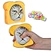 ORB Curiosities Pure Bread Squishy Cat Face - Slow Rising Cat Face and Bread Slice Squishies - Super Soft, Squishy Play and Stress Relief Toys - Fun Kawaii Sensory Fidgets for Kids and Adults
