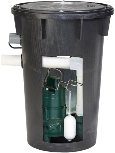 4/10 HP Sewage Pump and Basin System