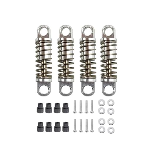 Amortisseurs suspension RC Wltoys K969 K989 rechange métal argent