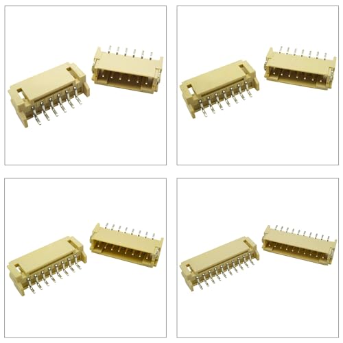 Kit de conectores JST PH2.0 SMT ángulo recto 85 piezas miniatura 4