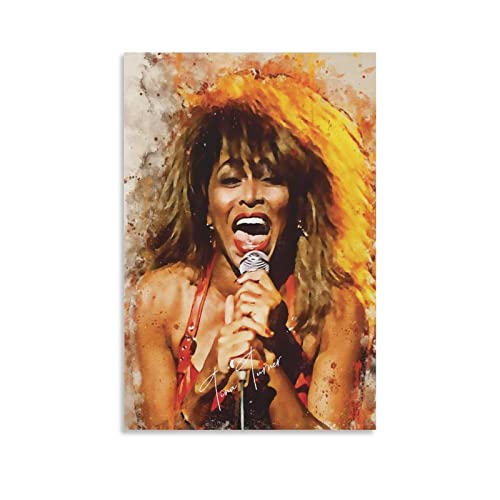 Tina Turner Poster 50x70cm de ENDIQIAO pour décoration murale de chambre moderne