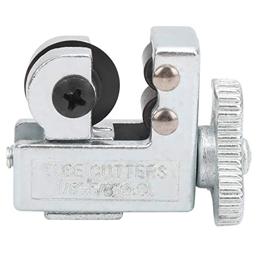 Mini taglierina per tubi in rame 2 pezzi, taglierina per fette di tubi, argento, 3~16 mm / 0,1~0,6 pollici