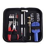 Zestaw narzędzi do naprawy Narzędzia Watch Multi Funkcja Zestaw narzędzi ręcznych Zestaw narzędzi Remover Shell Otwieracz i Watch Battery Wymiana paska Igła(16pcs)