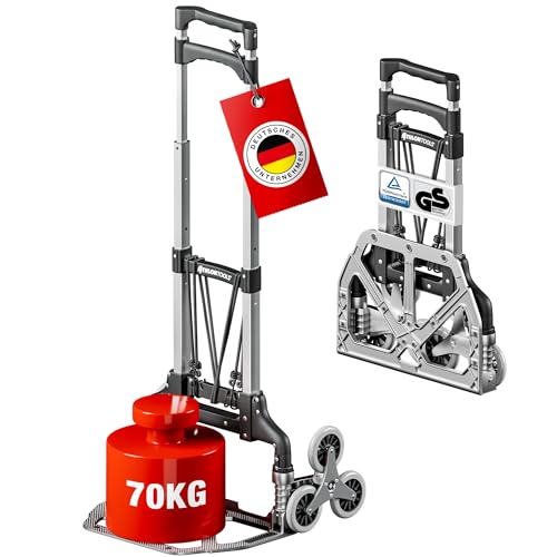 ATHLON TOOLS Aluminium Treppensteiger-Sackkarre klappbar TÜV...