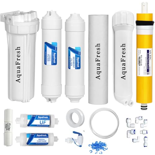 Image of Aqua Fresh Water Purifier Maintenance Service Kit for All RO Water Purifiers (Mineral) - Yearly Service Pack with Prefilter, 20 LPH, White Water Purifier with RO Technology for Home (Service Kit)