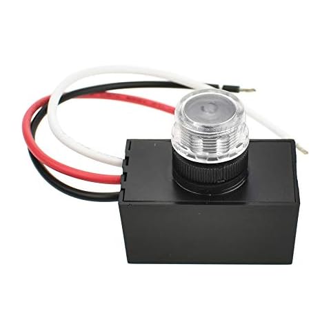J.LUMI YCA1030 Hard-Wired Post Eye Light Control with Photocell Light Sensor, Photocell Sensor, Outdoor Dusk to Dawn Sensor, Photocell for Outdoor Lights, UL Listed Cover