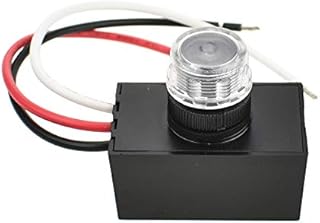 J.LUMI YCA1030 Outdoor Hard-Wired Post Eye Light Control with Photocell Light Sensor, Photocell Sensor, Dusk to Dawn Light Sensor, Photocell for Outdoor Light, UL Listed