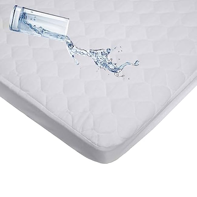 American Baby Company Waterproof Fitted Cradle/Bassinet Mattress Protector 33 x 15 - 100% Cotton Quilted Top, Noiseless, Ultra-Soft & Breathable Cradle/Bassinet Mattress Pad Cover