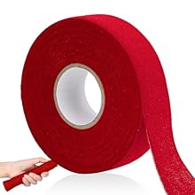 【Anti-Slip Tape】Our hockey tape is made of tightly woven cotton fabric and pressure-sensitive adhesive. It has excellent elasticity and anti-slip wear resistance, absorbs sweat, and provides enough grip, which can use for a long time. 【Strong Self-Ad...